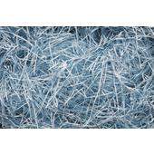 Photo EFF1240 : Fine sky blue paper crinkle cut shred