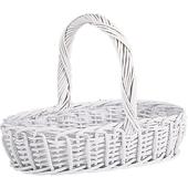 Photo FCO237S : White lacquered willow baskets
