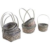 Photo FCO301SP : Bamboo baskets with handle