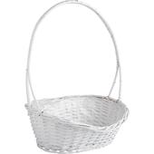 Photo FCO4842P : Split willow flower basket with handle