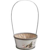 Photo FCO5220P : Wooden basket with handle