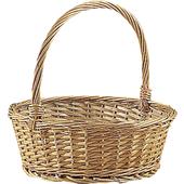 Photo FEN1020 : Buff split willow flower basket with handle