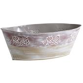 Photo GCO2770 : Lacquered zinc boat basket