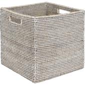 Photo JCP313S : White washed rattan pot covers