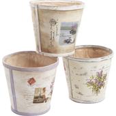 Photo JCP3180P : Cache-pot en bois