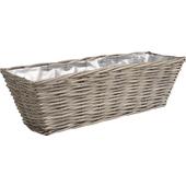 Photo JJA1791P : Grey washed willow flower planter