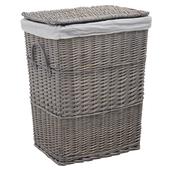 Photo KLI2751C : Grey wash willow laundry basket