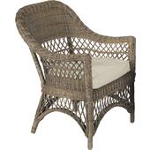 Photo MFA1990C : Grey rattan armchair