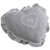 Photo NCO1990 : Coussin coeur gris