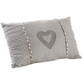 Photo NCO2310 : Rectangular cushion with heart and dots designs