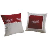 Photo NCO2350 : Cotton and linen Edelweiss cushion