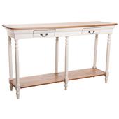 Photo NCS1250 : Console en acajou blanc antique