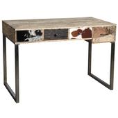 Photo NCS1320C : Mango and cow skin desk