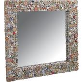 Photo NMI1370V : Miroir carré en papier recyclé
