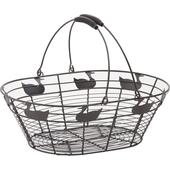 Photo PAM2720 : Metal basket with movable handles