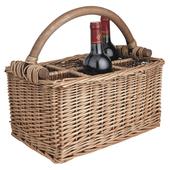 Photo PBO1590 : Willow 6 bottle hamper