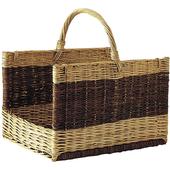 Photo PBU1280 : Willow log basket with handle
