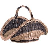 Photo PBU1390 : Willow log basket with handle