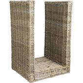 Photo PBU1930 : Grey pulut rattan log holder