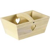 Photo PEN1070 : Wooden basket with handle