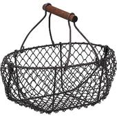 Photo PEN1220 : Rusty wire basket with handle