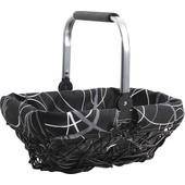 Photo PFA1330C : Willow basket with aluminium handle