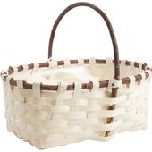 Photo PMA4830 : Wooden basket with handle