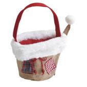 Photo PNO1030 : Jute Christmas basket