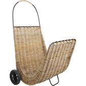 Photo PRO1690 : Pulut rattan log trolley