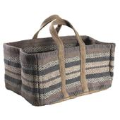 Photo SBU1110 : Rectangular colored jute log bag