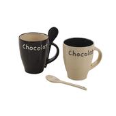 Photo TDI1780V : Mug en grès Chocolat