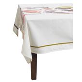 Photo TLT1050 : Square coated cotton tablecloth Fishes