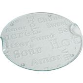 Photo TPL2760V : Round glass tray