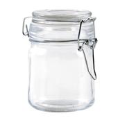 Photo TPO1390V : Metal and glass jar