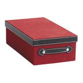 Photo VBT2672 : Red and black imitation suede box