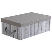 Photo VBT2820 : Rectangular cardboard and rope foldable box