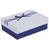 Photo VBT2881 : Boite cadeau bleue et blanche