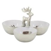 Photo CAN1600 : Aluminium small bowls - Deer design
