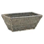 Photo CBA1960 : Grey washed rattan banneton
