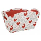 Photo CCO9950 : Rectangular cardoard basket Heart