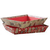 Photo CMA4721 : Cardboard Christmas rectangular baskets