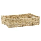 Photo CMA5482 : Tray in natural kubu rattan