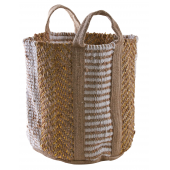 Photo CRA5620 : Jute and cotton basket