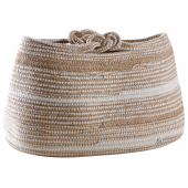Photo CRA5760 : Natural jute and polyester storage baskets