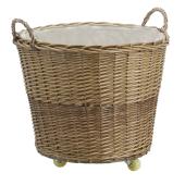 Photo CUT1520J : Round full willow basket 