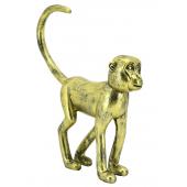 Photo DAN3240 : Antic gold resin monkey