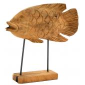 Photo DAN3320 : Natural teak fish