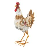 Photo DAN3670 : Decorative rooster in tinted metal