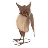 Photo DAN3690 : Decorative owl in metal