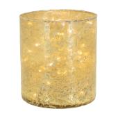 Photo DBO2880V : Antique glass candle holder